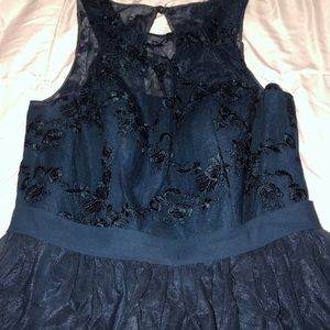 Navy Bridesmaid wedding dress